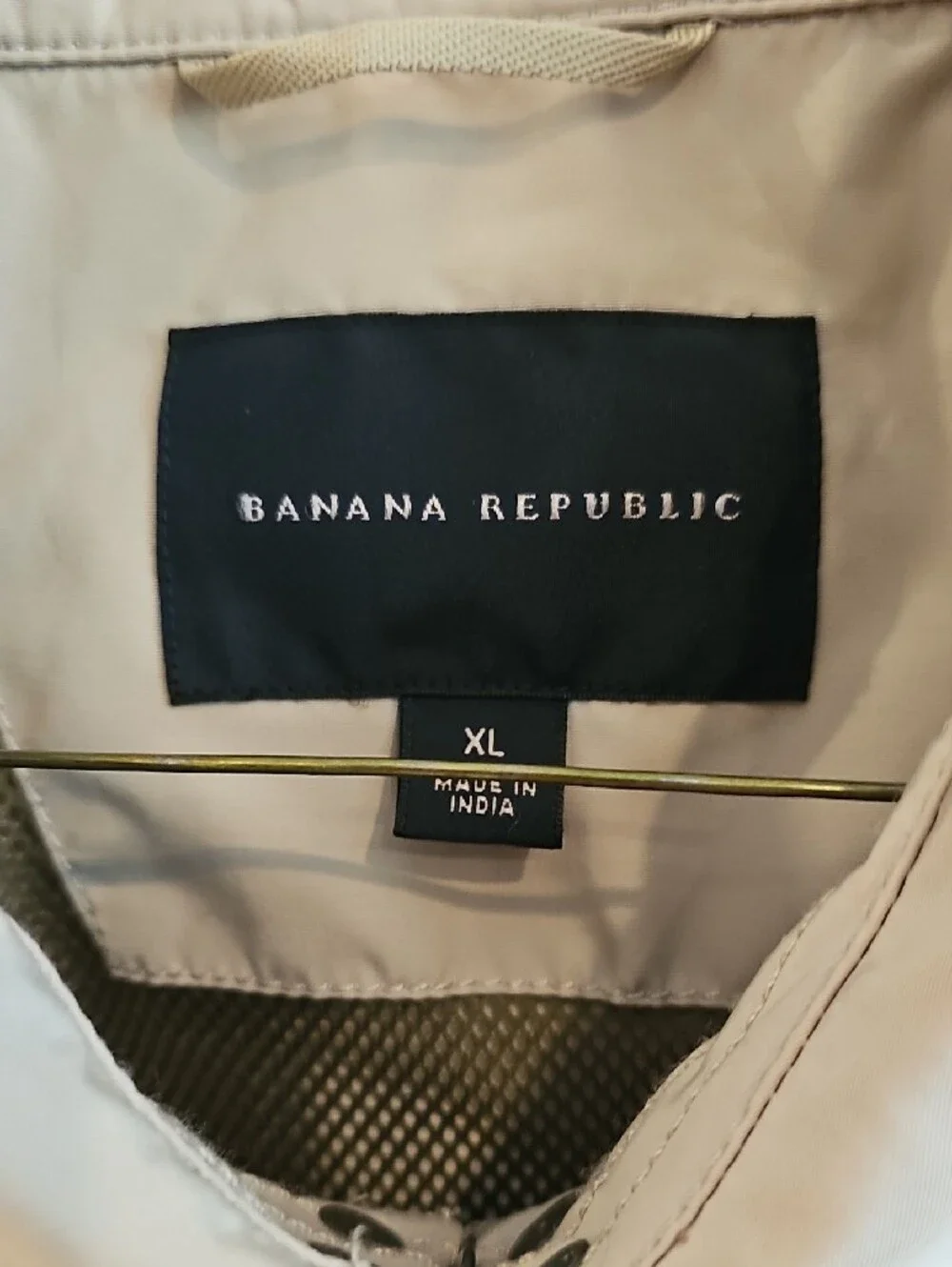 Banana Republic Beige Men's Field Jacket XL